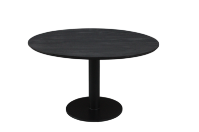 Eettafel Berlijn rond 150cm zwart