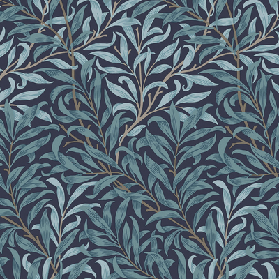 vliesbehang william morris at home willow bough deep blues