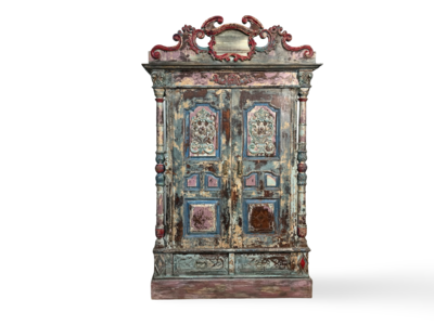 Kast 2 deur snijwerk uniek