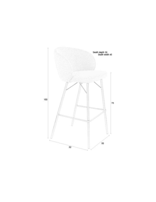 Housecraft living barkruk Joa (set van 2)