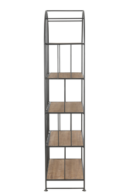 Rekken ronde bovenkant bruin - 2 stuks