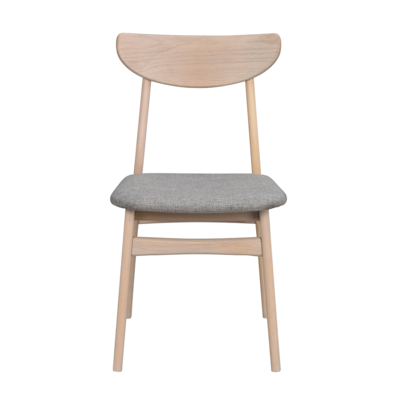 Eetkamerstoel Rodham eiken- gestoffeerde zitting