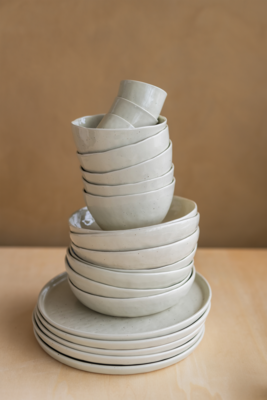 Ontbijtbord Odile clay - set van 6 stuks