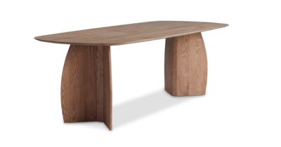 Loods 5 eettafel Divio tabacco light