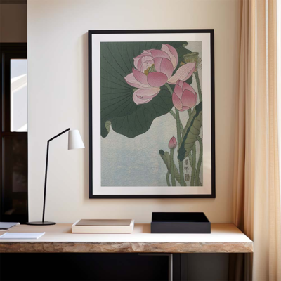 Poster Ohara Koson - Lotus Flower
