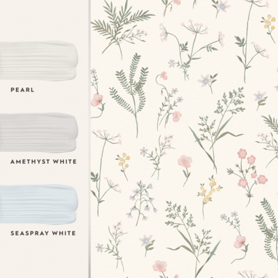 vliesbehang laura ashley crosswell coral pink