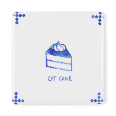 StoryTiles tegelkaart Eat cake (set van 2)