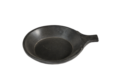 Hardsteen Chapati schaal zwart