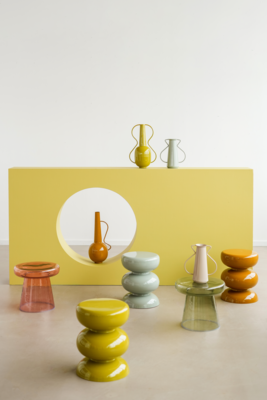 Bijzettafel Mala glossy