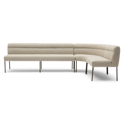 Loods 5 hoek eetkamerbank Mia