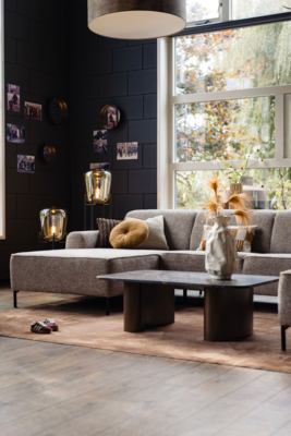 JaxxChoice hoekbank U-model Lotta bruin