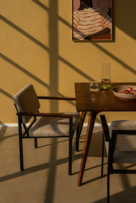 Eettafel Axel massief walnoot