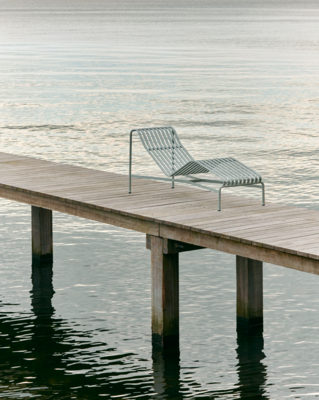 HAY Palissade Chaise Longue Hot Galvanised