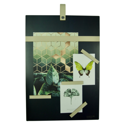 Magneetbord met magneetstrips