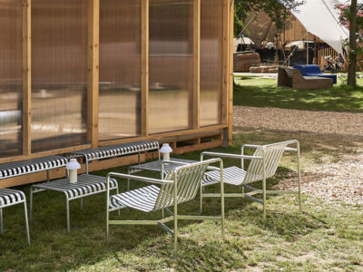 HAY Palissade Ottoman Hot Galvanised