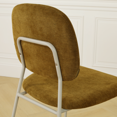 Eetkamerstoel Jasmijn - grijsbeige onderstel