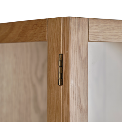 Eikenhouten vitrinekast Boris