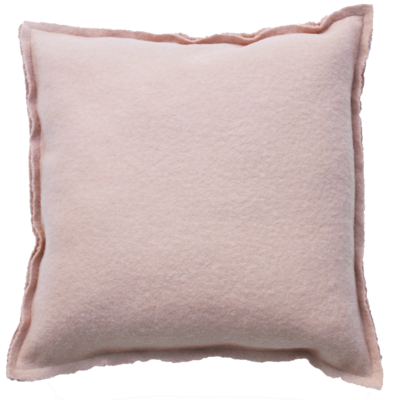 Kussen bouclé oud roze