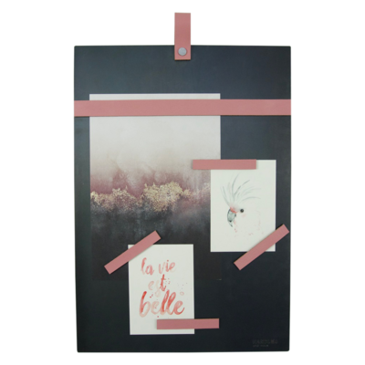 Magneetbord met magneetstrips