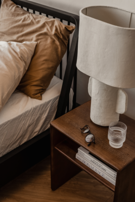 Ethnicraft bed Spindle black 160x200 cm