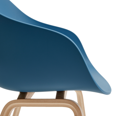 HAY stoel AAC 222 - eiken gelakt frame