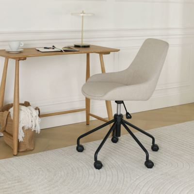 Bureaustoel Nout-Isa - zwart onderstel