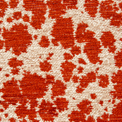 Eigentijds Cloud vloerkleed met interlaced patroon in rood en ivoor