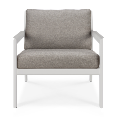 Ethnicraft outdoor loungestoel Jack - wit aluminium