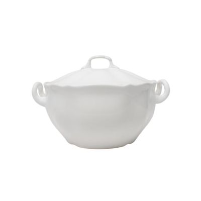 Heritage Dekschaal met deksel 22x11cm - Frisian White