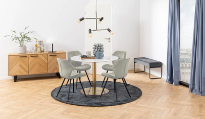 Eetkamerstoel Ringe - Set van 2 - Beige