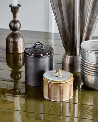 Aardewerk potjes Tallic