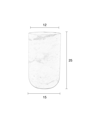 Zuiver Fajen Marble Vaas