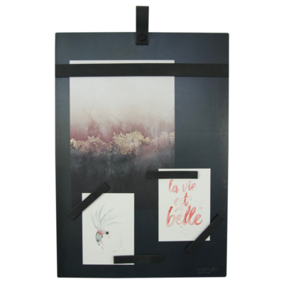 Magneetbord met magneetstrips