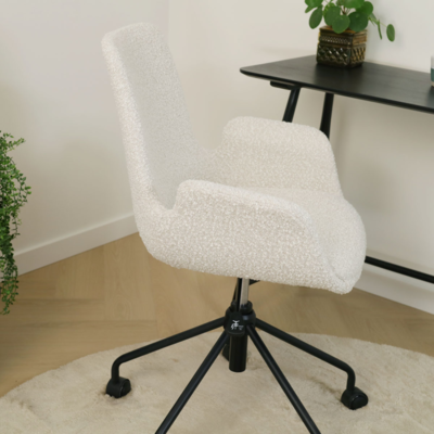 Bureaustoel Nout-Eef zwart onderstel