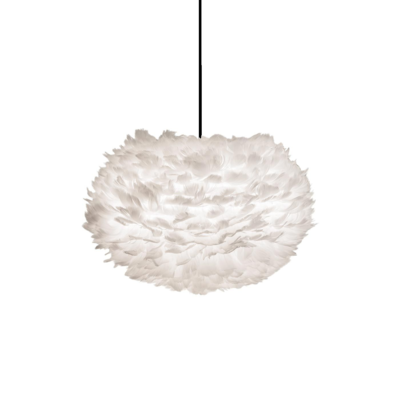 Hanglamp EOS Medium Ø45cm + koordset zwart