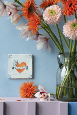 StoryTiles wandtegel Met heel mijn hart