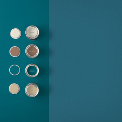 Graham &amp; Brown  vliesbehang  Jewel Teal Plain