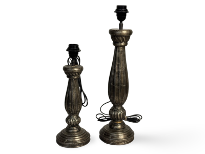 Lamp voet wit metaal uniek