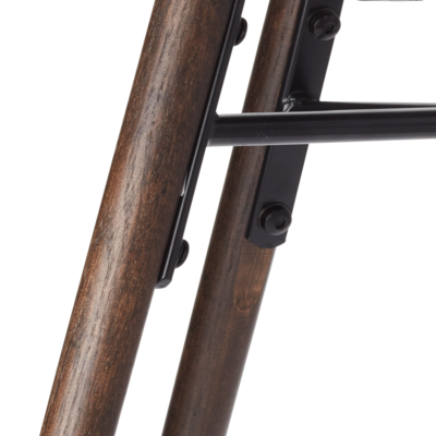 Eetkamerstoel Nena-Fé walnoot houten onderstel