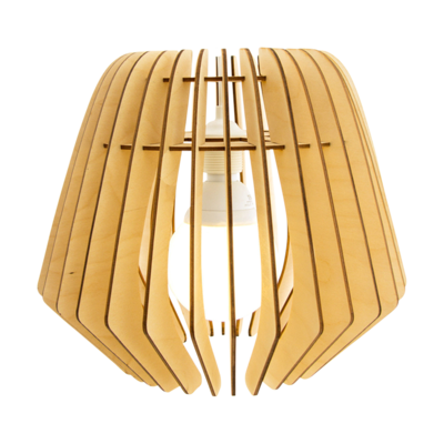 Original houten lampenkap