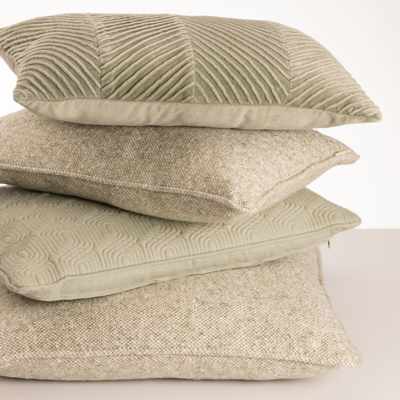 Sierkussen linnen Geo Deco