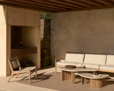 Ethnicraft - Outdoor - Boomerang tuin koffietafel