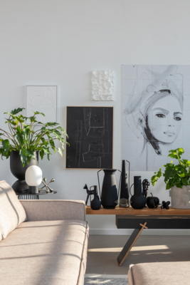 Loods 5 Design 4-zitsbank Slimm Stof Outside