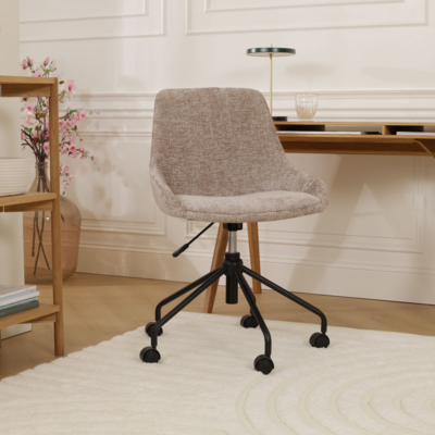 Bureaustoel Nout-Isa - zwart onderstel