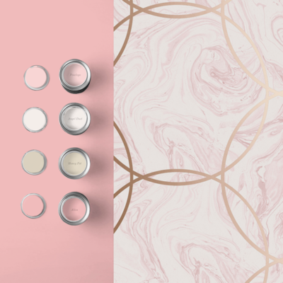 Graham &amp; Brown  vliesbehang  Aqueous Geo Quartz