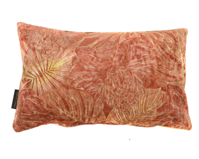 Kussen velvet Ginger bloem