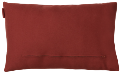 Kussen velours wol brick rechthoek