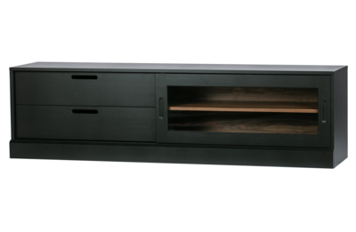 James tv-meubel noten/zwart [fsc]