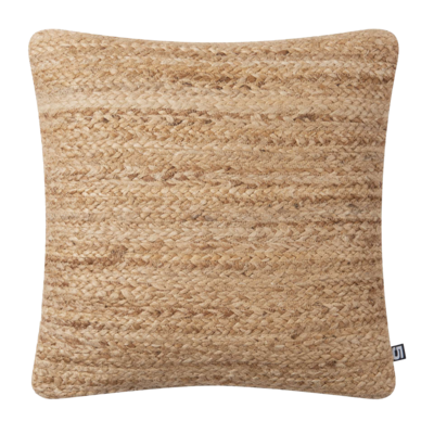 Kussen Loek jute natural vierkant