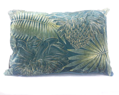 Kussen velvet Ginger bloem